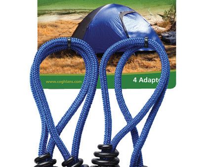 Coghlan s Tent Cord Adapter 9.875 in. H X 4.000 in. W X 6 in. L 4 pk Cheap