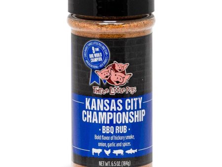 Three Little Pigs Kansas City Championship BBQ Rub 6.5 oz For Discount