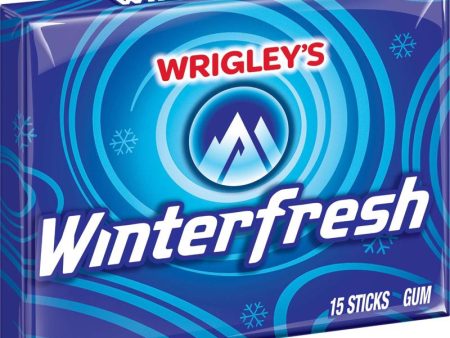 Wrigley s Winterfresh Chewing Gum 15 pc Online now