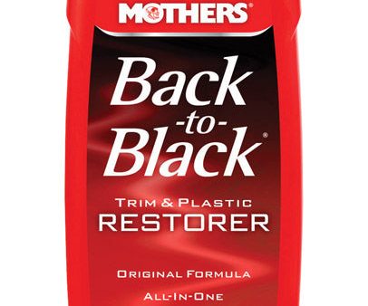 Mothers Back-To-Black Plastic and Trim Restorer Liquid 12 oz Online Sale