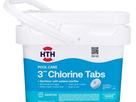 HTH Pool Care Tablet Chlorinating Chemicals 25 lb Online Sale