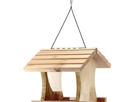 Audubon Wild Bird 2.5 lb Cedar Platform Bird Feeder 1 ports Cheap