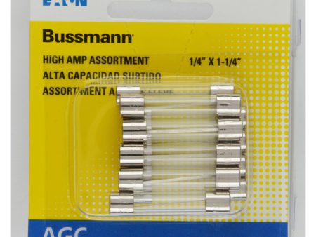 Bussmann 30 amps AGC Clear Fuse Assortment 10 pk Online now