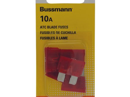 Bussmann 10 amps ATC Red Blade Fuse 5 pk Hot on Sale