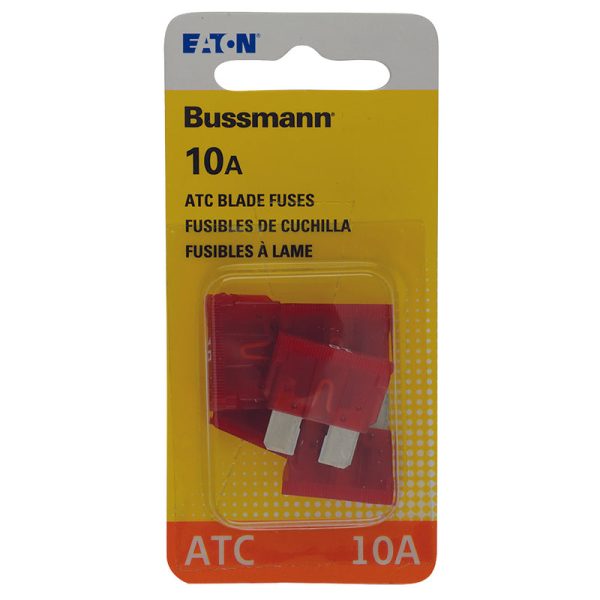 Bussmann 10 amps ATC Red Blade Fuse 5 pk Hot on Sale