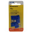 Bussmann 15 amps ATC Blue Blade Fuse 5 pk Online now