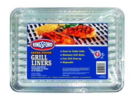 Kingsford Aluminum Grill Liner 16 in. L X 11.75 in. W Supply