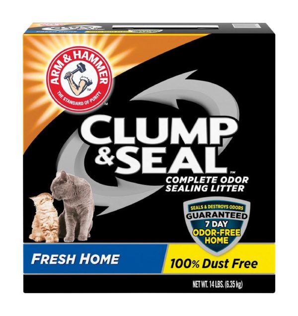 Arm & Hammer Clump & Seal Fresh and Clean Scent Cat Litter 14 lb Hot on Sale