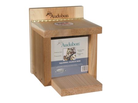 Audubon Wild Bird 4 pt Cedar Squirrel Feeder Critter Feeder 2 ports Fashion