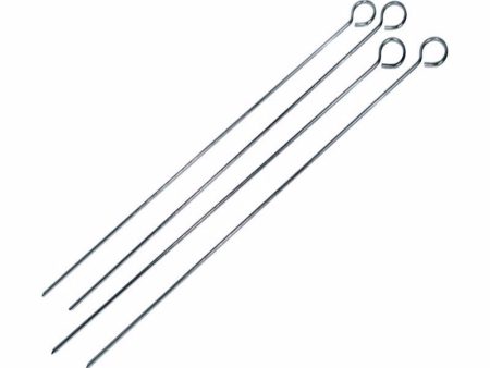 Grill Mark Silver Stainless Steel BBQ Skewers Online Sale