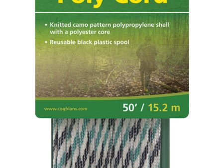 Coghlan s Camouflage Tent Cord 0.25 in. W X 50 ft. L 1 pk Cheap