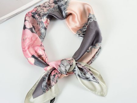 SF1263-GREY New Fashion Flowers Kerchief For Cheap