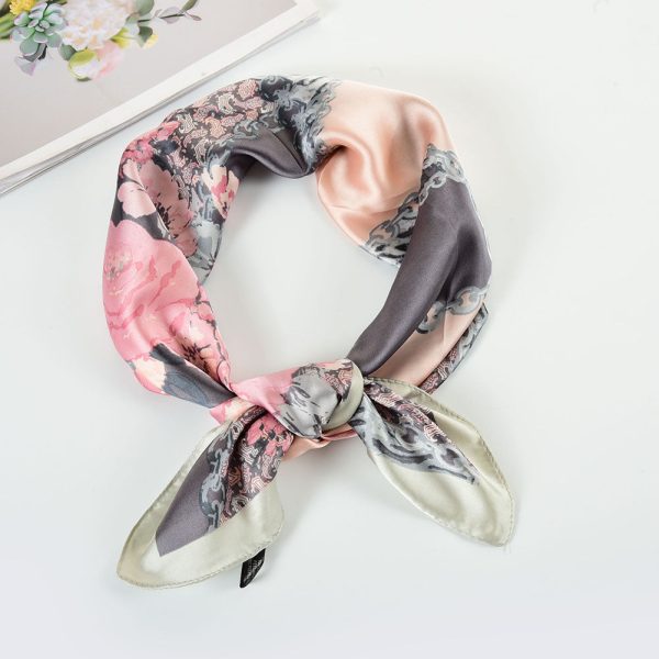 SF1263-GREY New Fashion Flowers Kerchief For Cheap