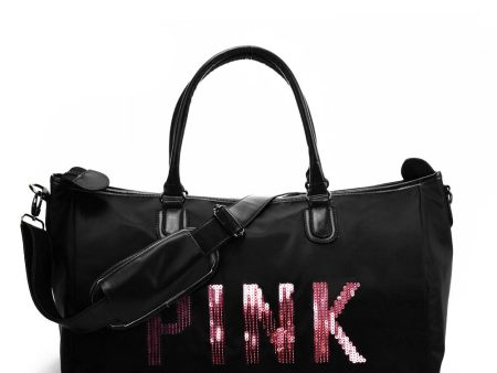 VK5532 BLACK - Tote Travelling Bag With Zipper (was 10) Online Hot Sale