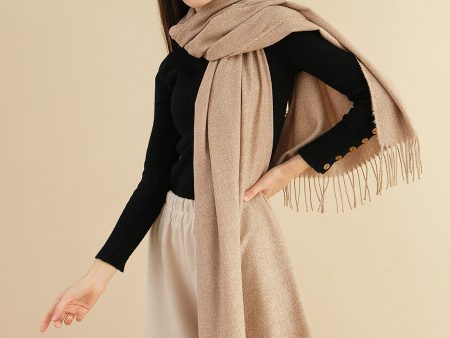 SF1234-CML Warm Single Color Winter Scarf on Sale