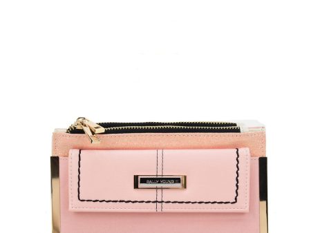 SY5054 Pink - Long Wallet With Flap Design For Sale