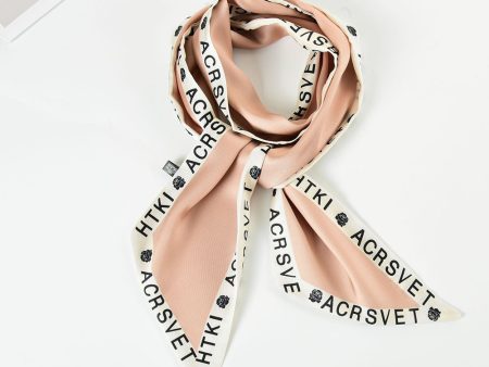 SF1275-KHAKI Attractive Fashion Style Scarf Letter Decorated For Sale