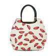 VK2125 BEIGE - Simple Set Bag With Cute Lips And Special Handle Design Online Hot Sale