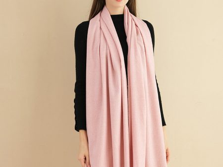 SF1234-PKN Warm Single Color Winter Scarf Online now