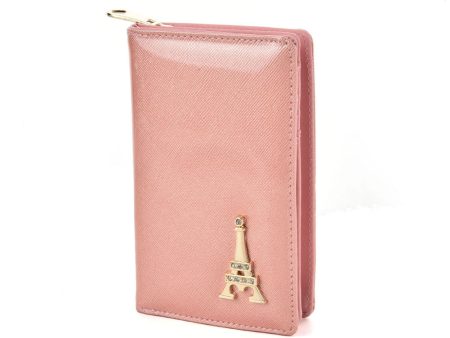 VKP1444 Pink - Tower Decoration Women Solid Small Wallet For Sale