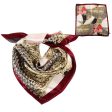 SF1263-DARKRED New Fashion Flowers Kerchief For Discount