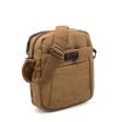 VK5492 Brown - Sports Cross Body Bag With Multiple Zipper Sale