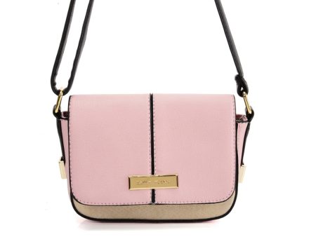 SY2173 PINK - Handbag With Buckle Design (was £10) Online Hot Sale