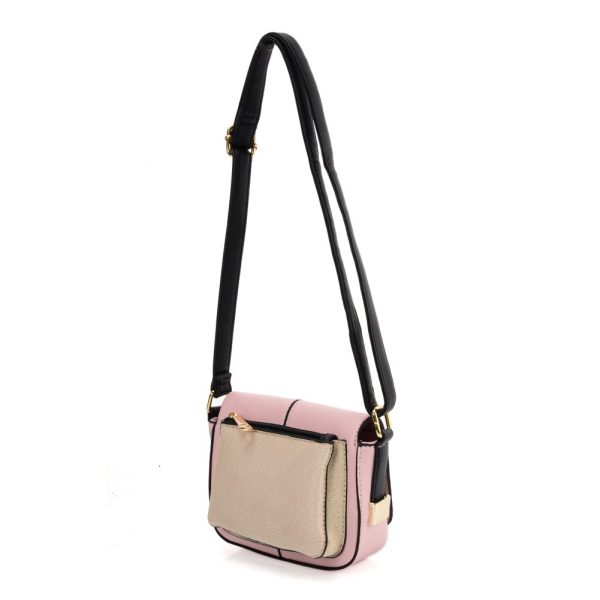 SY2173 PINK - Handbag With Buckle Design (was £10) Online Hot Sale