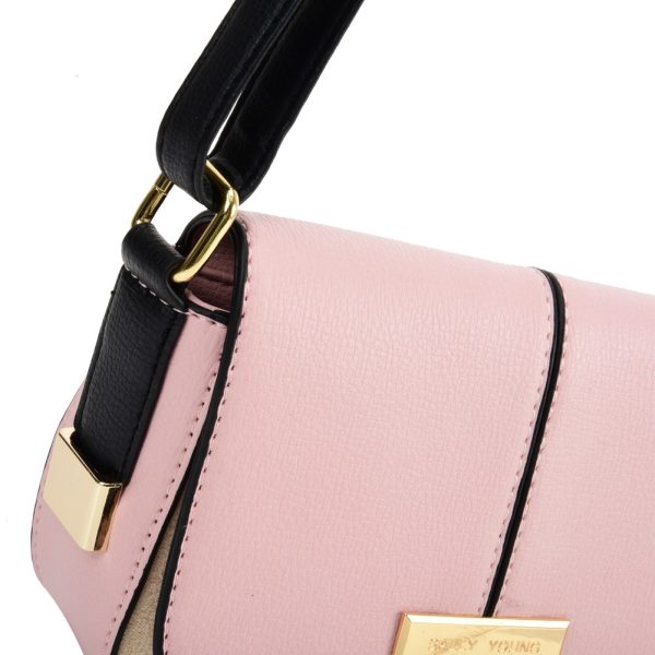 SY2173 PINK - Handbag With Buckle Design (was £10) Online Hot Sale