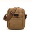 VK5492 Brown - Sports Cross Body Bag With Multiple Zipper Sale