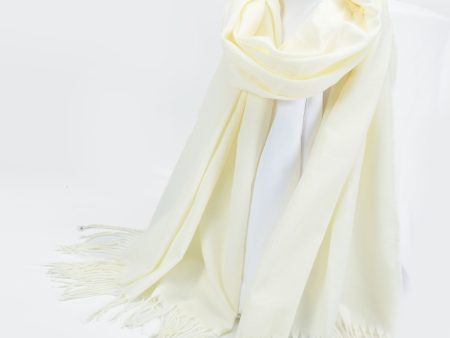 SF1231-WHITE- Single Color Classic Scarf Autumn & Winter Supply