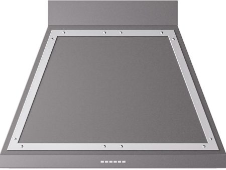 ILVE UANB36MGC Nostalgie 36  Hood in Matte Graphite with Chrome trim For Sale