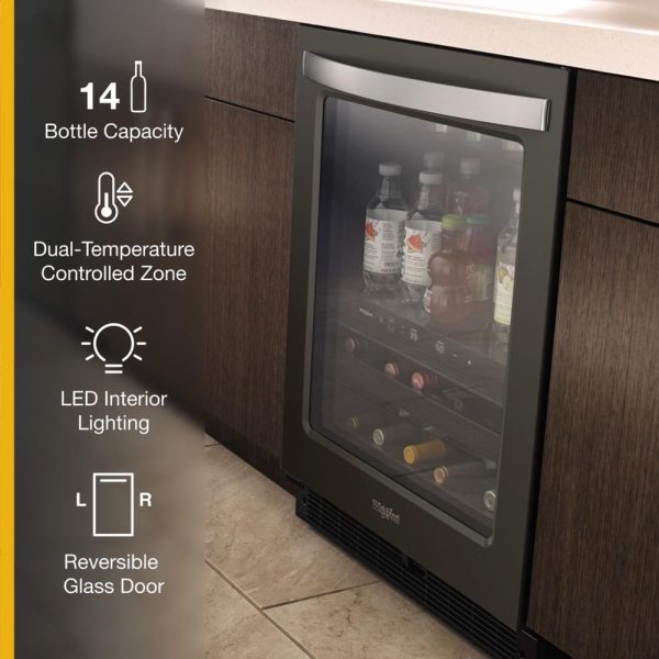 24-inch Wide Undercounter Beverage Center - 5.2 cu. ft. Hot on Sale